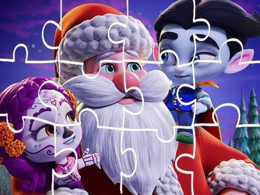 Super Monsters Christmas Jigsaw Free online Game